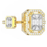 You and Me Diamond Ring | Emerald Cut Ring | Trinity Designer Jewel