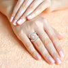 TR025-Mirage diamond Ring- 3.00 ct face up