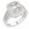 TR033-Mirage diamond Ring- 4.00 ct