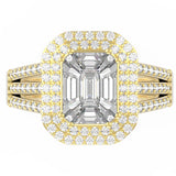 TR033-Mirage diamond Ring- 4.00 ct