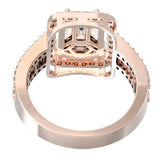 TR034-Mirage diamond Ring- 4.00 ct