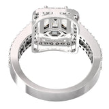 TR034-Mirage diamond Ring- 4.00 ct