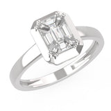 Step Cut Mosaic Pie Cut Diamond Ring