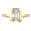 18k Pie Cut Diamond Ring TR037