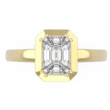 18k Pie Cut Diamond Ring TR037