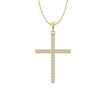 Prong Set Solitaire Diamond Pendant Necklace 