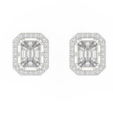 Illusion Diamond Earrings | Diamond Earrings | Trinity Designer Jewel