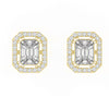 Illusion Diamond Earrings | Diamond Earrings | Trinity Designer Jewel