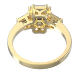 Sophisticated TR044 Mirage Diamond Ring 