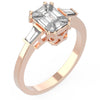 TR044 - Mirage Diamond Ring 4 ct Face Up Beautiful Design for Girls