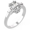 TR044 - Mirage Diamond Ring 4 ct Face Up Beautiful Design for Women 