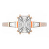 TR044 - Mirage Diamond Ring 4 ct Face Up for Women and Girls