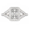 TR045-Mirage diamond ring - 4 ct face up