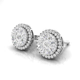 Illusion Diamond Earrings | Illusion Earrings | Trinity Designer Jewel