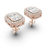 Illusion Diamond Stud Earrings | Stud Earrings | Trinity Designer Jewel