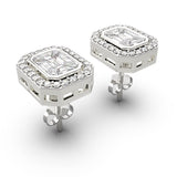 Illusion Diamond Stud Earrings | Stud Earrings | Trinity Designer Jewel