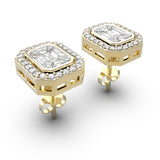Illusion Diamond Stud Earrings | Stud Earrings | Trinity Designer Jewel