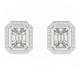 Illusion Diamond Stud Earrings | Stud Earrings | Trinity Designer Jewel