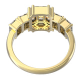 TR047-Mirage diamond ring - 4 ct face up