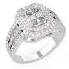 TR056-Mirage diamond ring - 3 ct face up