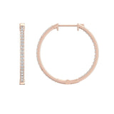 TE055 - Designer Gold Peace Stud Earrings with Diamonds for Women and Girls