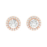 Solitaire Diamond Earrings | Diamond Earrings | Trinity Designer Jewel