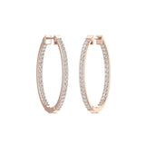 TE055 - Designer Gold Peace Stud Earrings with Diamonds for Women and Girls
