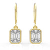 French Wire Diamond Earrings | Best Earring | Trinity Designer Jewel