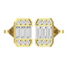 Stunning Gold with Diamond Earrings 
