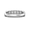 TR069 - Beautiful Stackable 7-Stone Diamond Wedding Ring with Claw Setting
