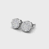 Pizza Cut Diamond Ear Studs | Ear Studs | Trinity Designer Jewel