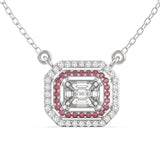 Elegant TNK015 Diamond Pendant Necklace