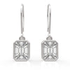 Sophisticated TE022 18k Diamond Earrings