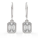 Sophisticated TE022 18k Diamond Earrings