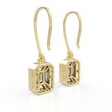 Stunning TE022 18k Diamond Earrings with French Wires