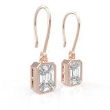 Exquisite TE022 Diamond Earrings with French Wires