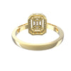 TR016 - Captivating 18k Diamond Ring