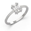 TR020 - Radiant 18k Diamond Ring